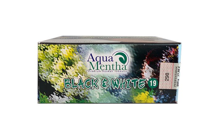 Aqua Mentha Black & White