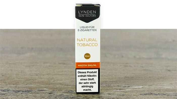 Lynden Natural Tobacco Liquid (mit 3 mg Nikotin)