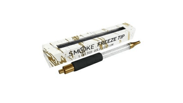 Smoke2u Freeze Tip Eis mundstück Gold Weiß